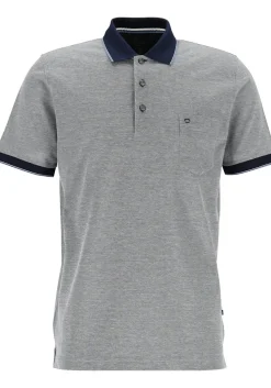 OLYMP Polo Casual, modern fit polo, marine blauw