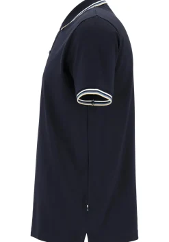 OLYMP Polo Casual, modern fit polo, marine blauw