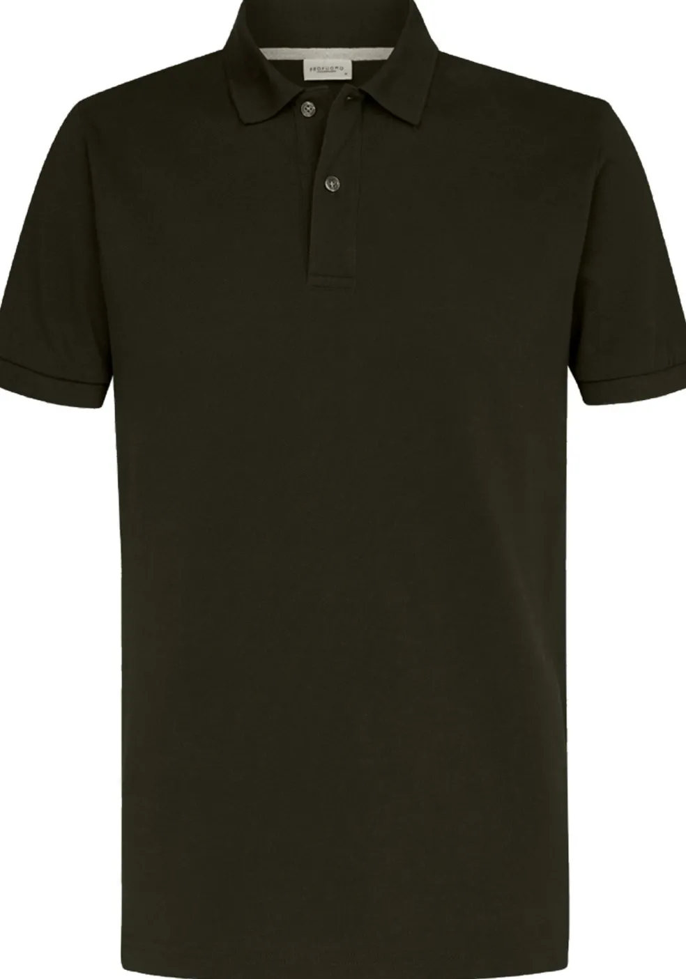 Profuomo slim fit heren polo, army groen
