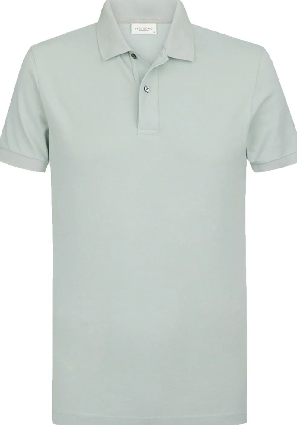 Profuomo slim fit heren polo, mintgroen