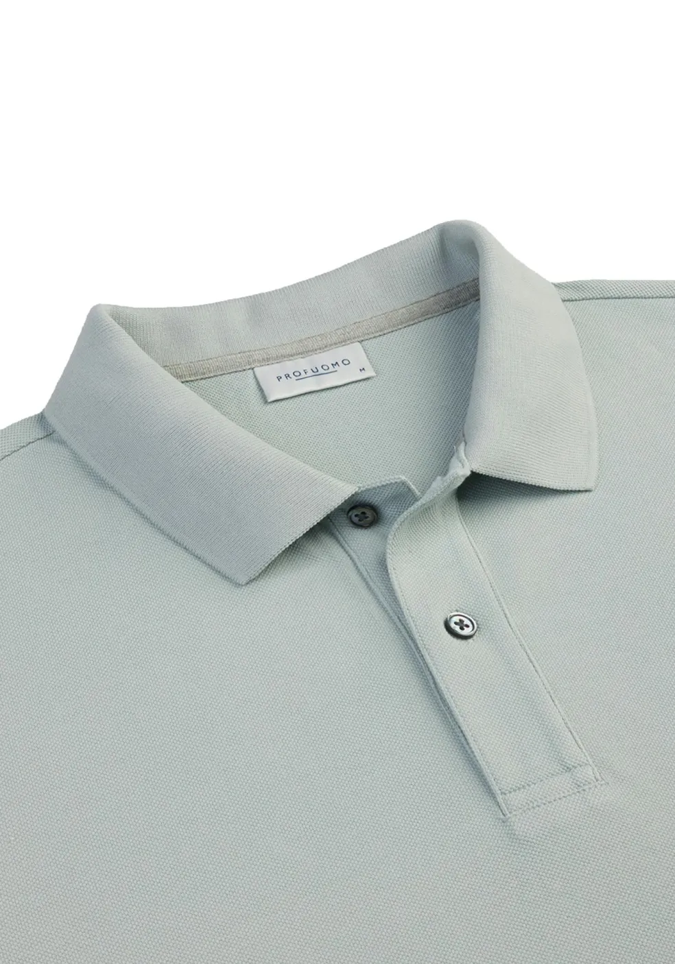Profuomo slim fit heren polo, mintgroen