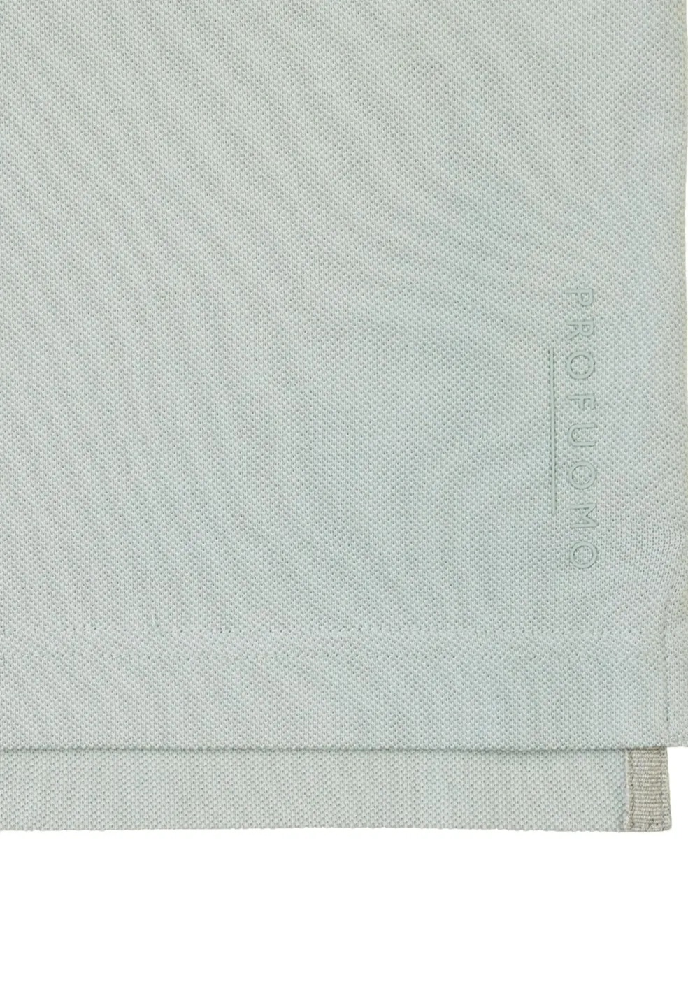 Profuomo slim fit heren polo, mintgroen
