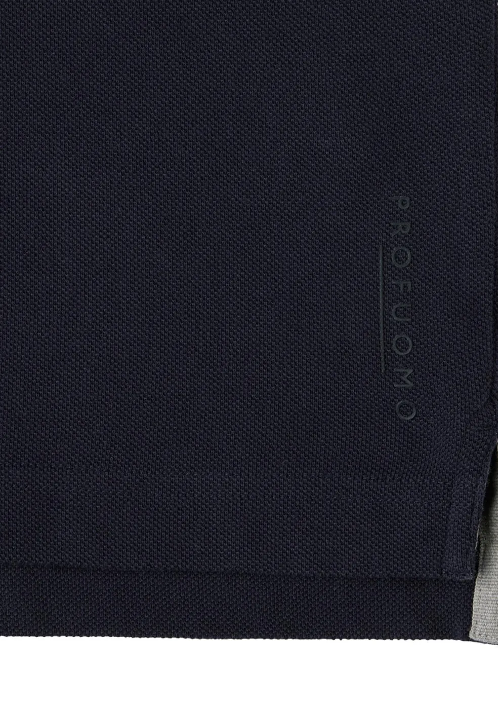 Profuomo slim fit heren polo, navy blauw