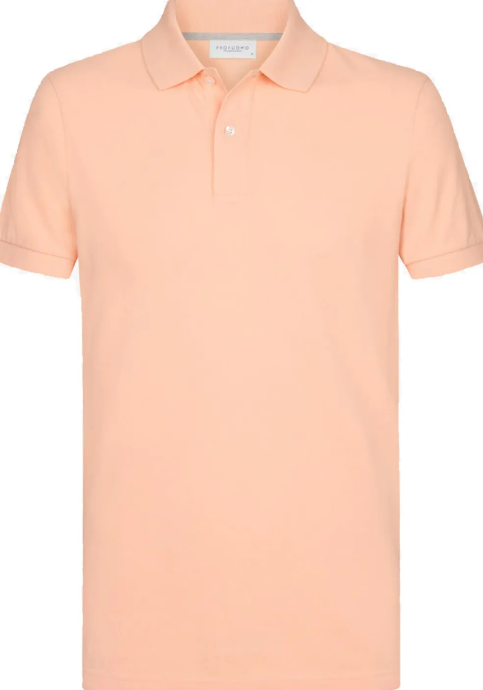 Profuomo slim fit heren polo, oranje