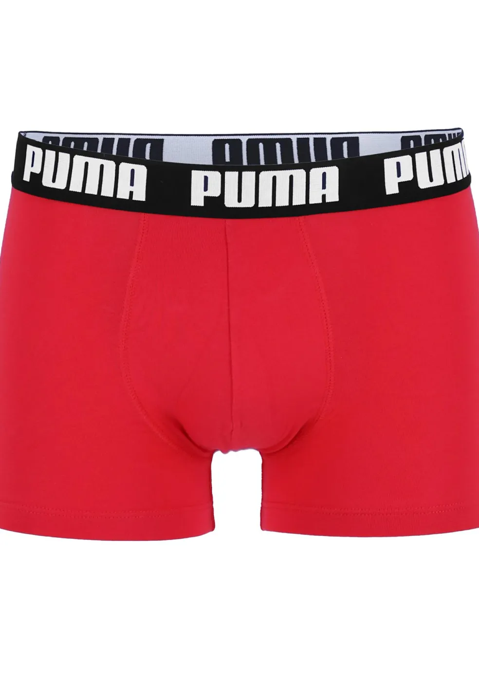 Puma Basic Boxer heren (2-pack), rood en zwart