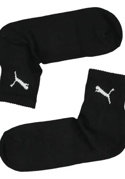 Puma short crew 3-Pack, zwart