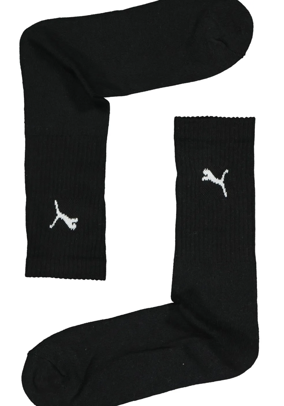 Puma sport cush crew 6-Pack, wit, grijs en zwart