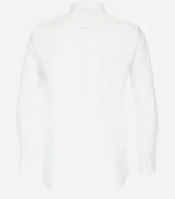 Redmond comfort fit overhemd, popeline, wit