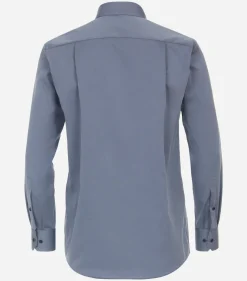 Redmond comfort fit overhemd, popeline, blauw