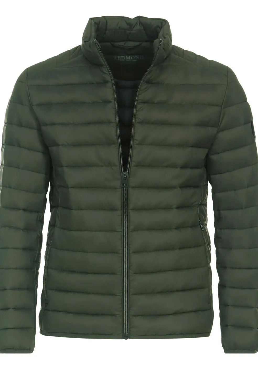Redmond comfort fit tussenjas, groen