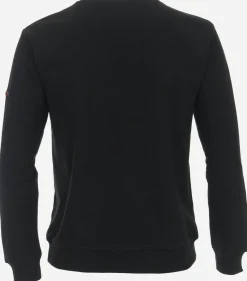 Redmond heren sweatshirt katoenmengsel, O-hals, grijs (middeldik)
