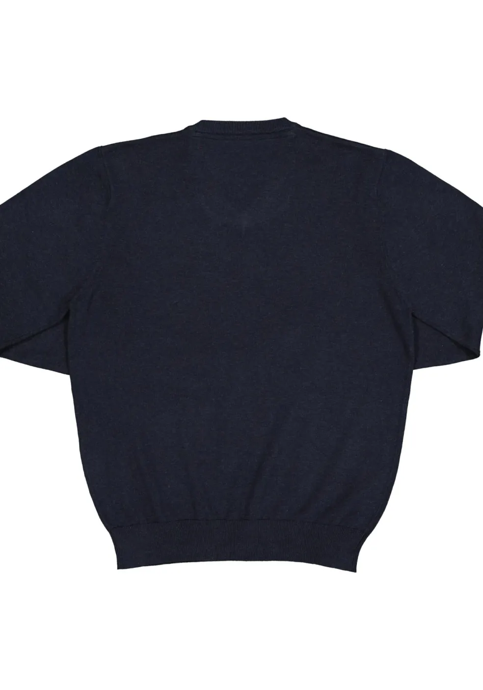 Redmond heren trui katoen, V-hals, marine blauw
