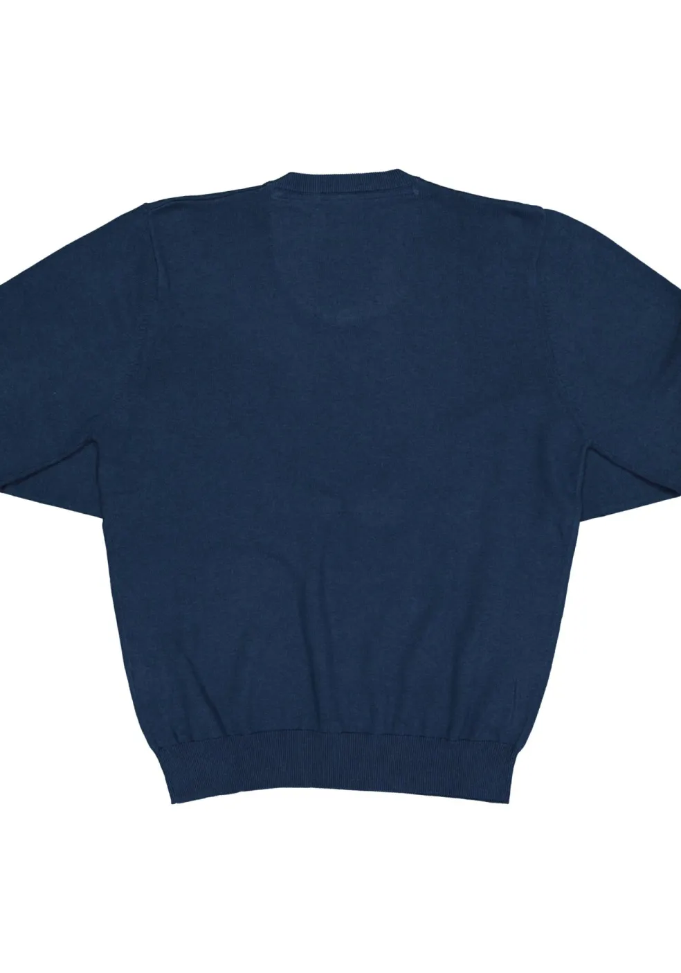 Redmond heren trui katoen, V-hals, blauw