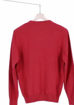 Redmond heren trui katoen, V-hals, rood