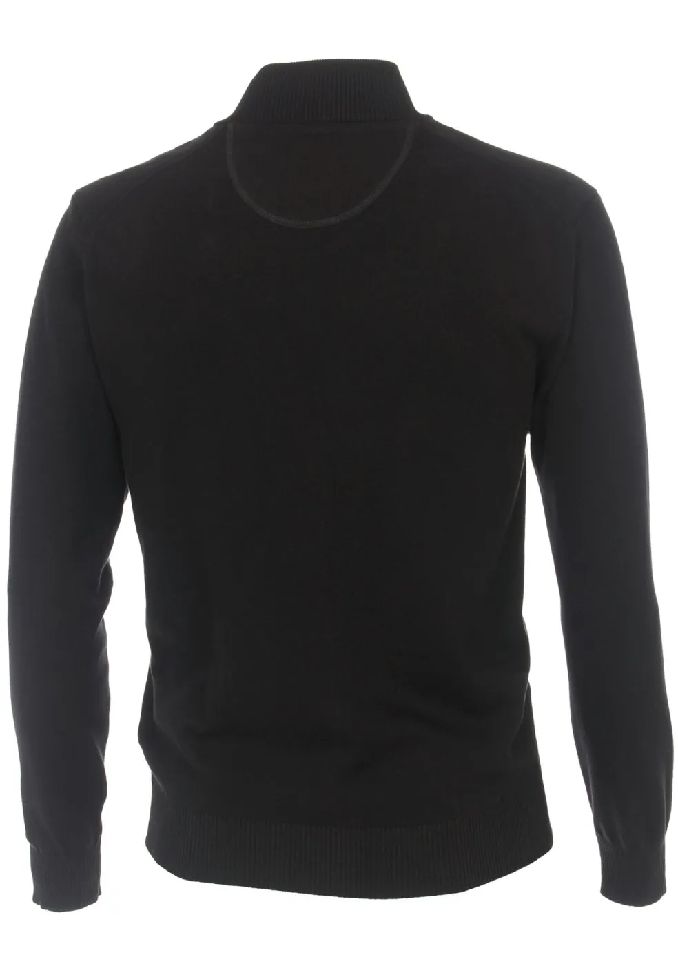 Redmond heren vest katoen, met rits, zwart