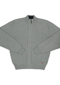 Redmond heren vest katoen, met rits, grijs