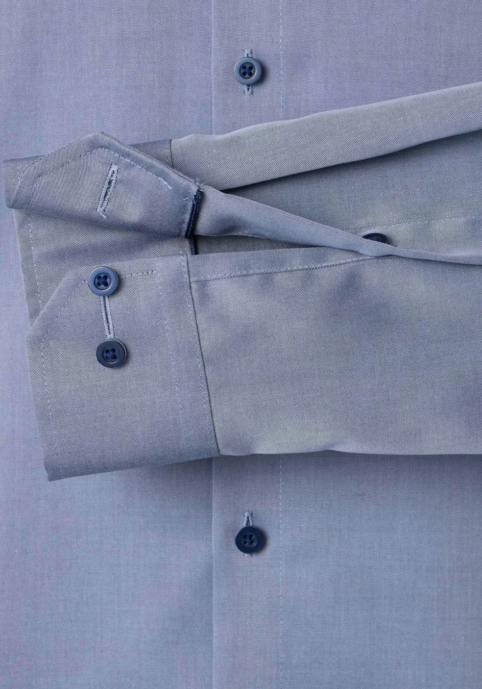 Redmond modern fit overhemd, popeline, blauw
