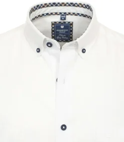 Redmond modern fit overhemd, twill, wit