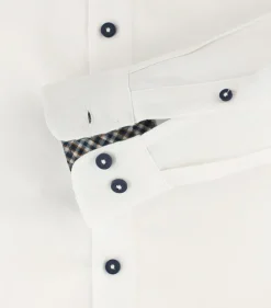 Redmond modern fit overhemd, twill, wit