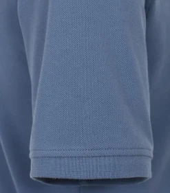 Redmond regular fit heren polo, pique, blauw
