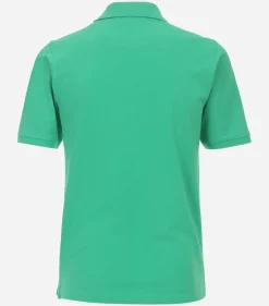 Redmond regular fit heren polo, pique, groen