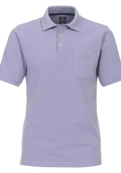 Redmond regular fit heren polo, pique, paars