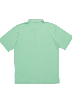 Redmond regular fit poloshirt, groen melange