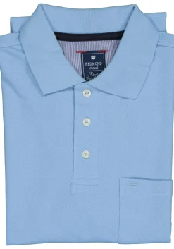 Redmond regular fit poloshirt, lichtblauw
