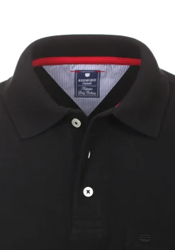 Redmond regular fit poloshirt, zwart
