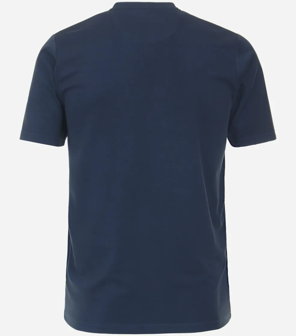 Redmond regular fit T-shirt, korte mouw O-hals, blauw