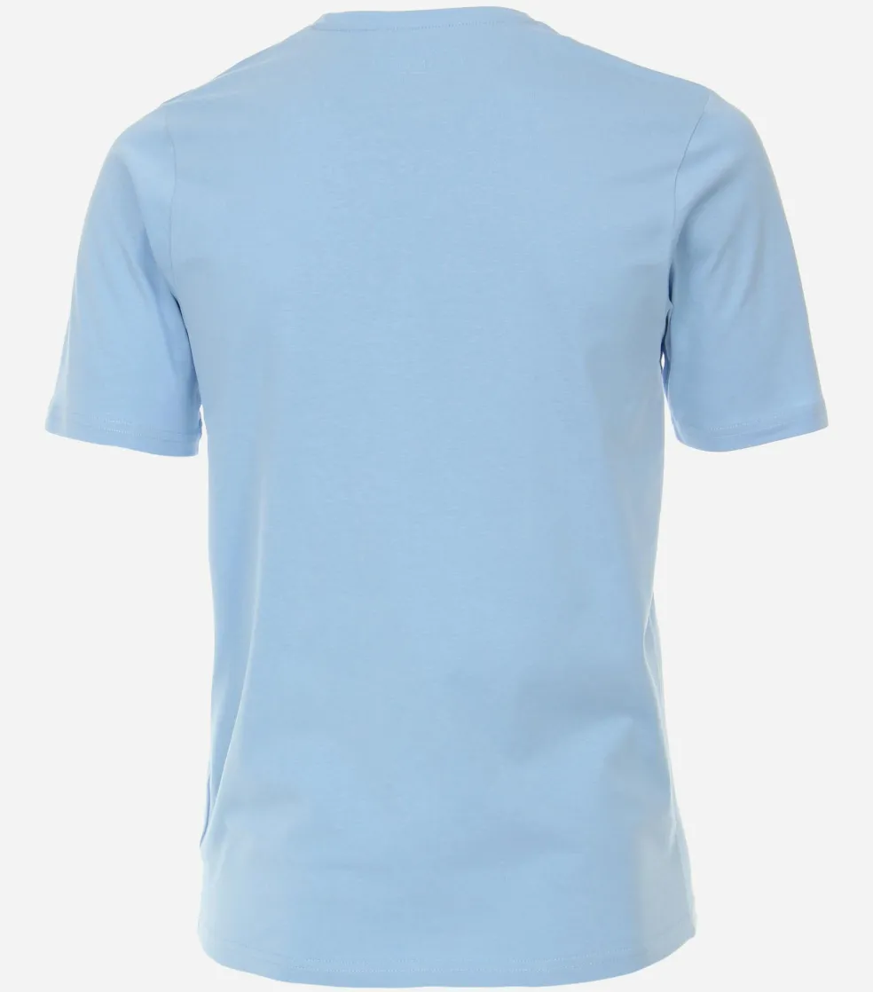 Redmond regular fit T-shirt, korte mouw O-hals, blauw