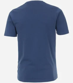 Redmond regular fit T-shirt, korte mouw O-hals, blauw