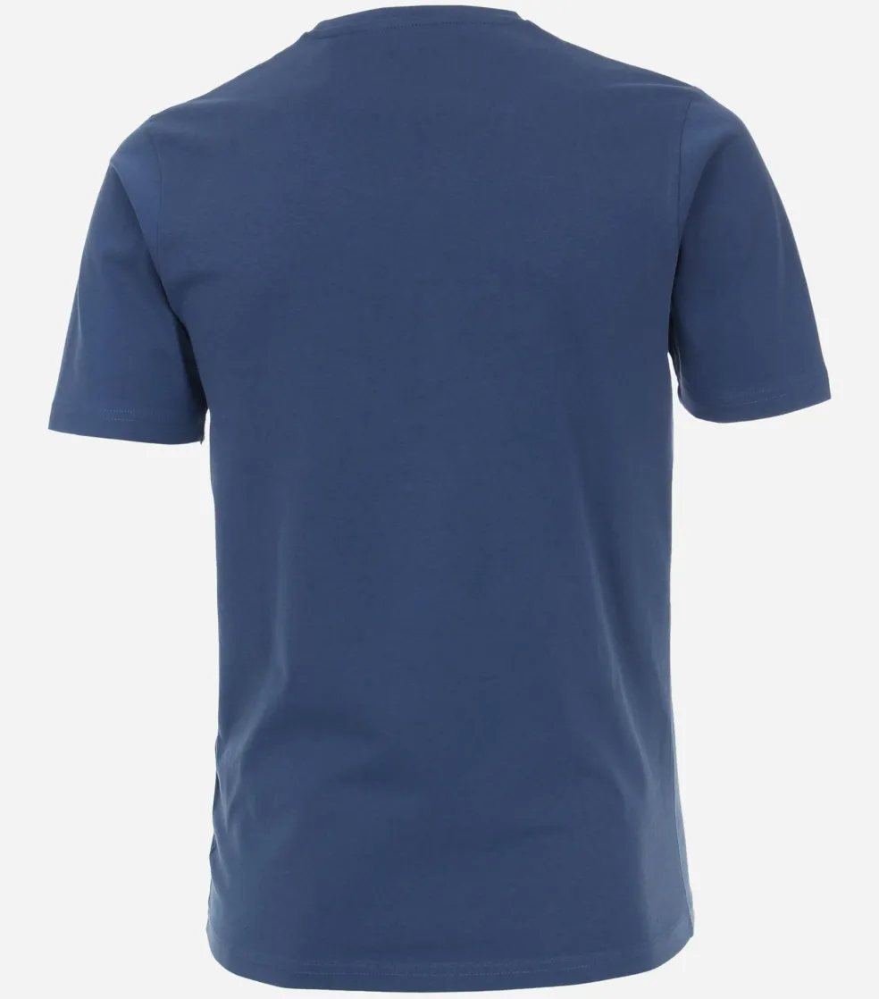 Redmond regular fit T-shirt, korte mouw O-hals, blauw
