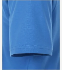 Redmond regular fit T-shirt, korte mouw O-hals, blauw