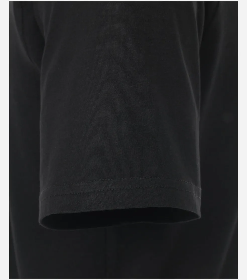 Redmond regular fit T-shirt, korte mouw O-hals, zwart