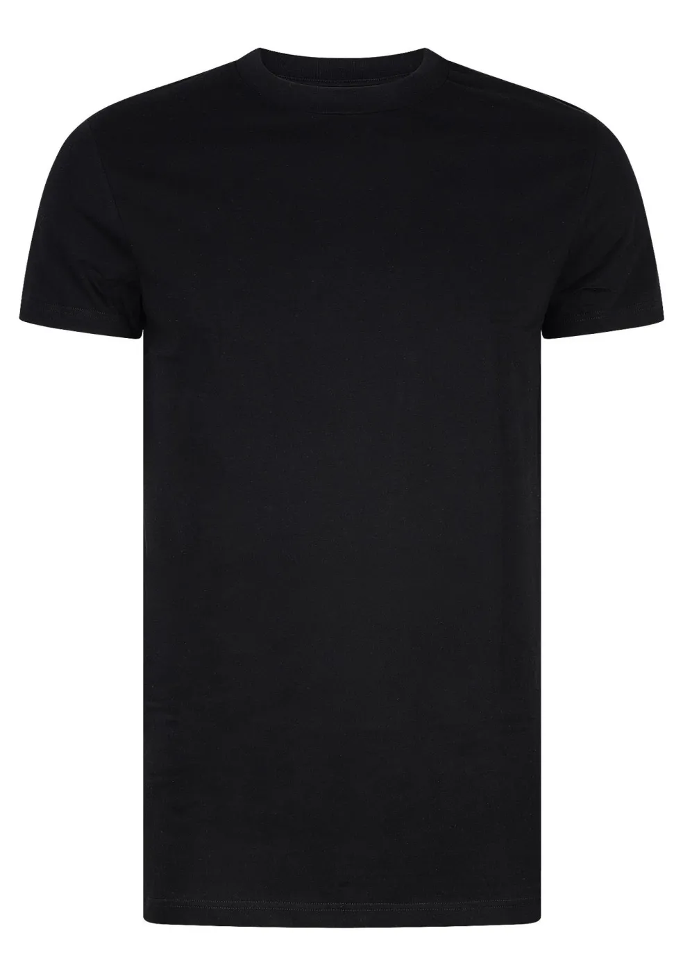 RJ Bodywear Everyday Amsterdam T-shirts (2-pack), heren T-shirts O-hals breed, zwart
