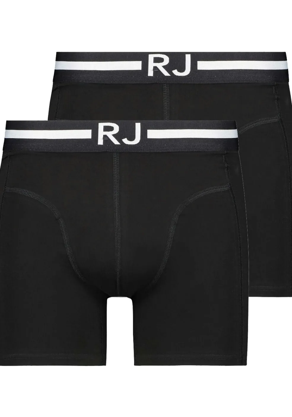RJ Bodywear Everyday Breda boxer (2-pack), heren boxer normale lengte, zwart