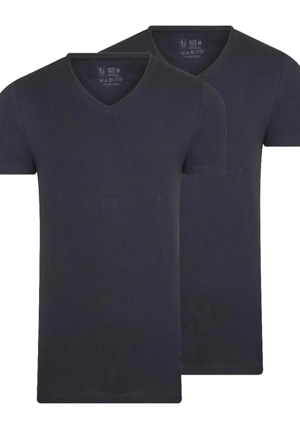 RJ Bodywear Everyday Den Bosch T-shirt (2-pack), heren T-shirt met V-hals, donkerblauw
