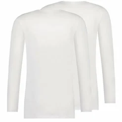RJ Bodywear Everyday Roosendaal T-shirt (2-pack), heren T-shirt met O-hals, wit