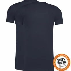 RJ Bodywear Everyday Venlo T-shirt (2-pack), heren T-shirt met V-hals, donkerblauw