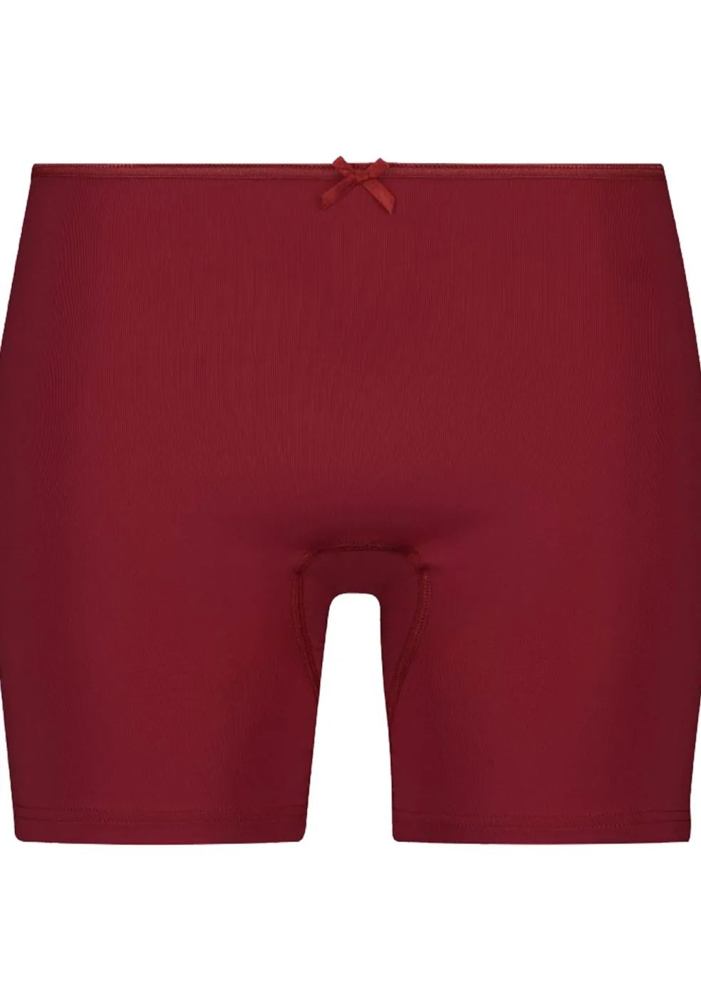 RJ Bodywear Pure Color dames extra lange pijp short, donkerrood