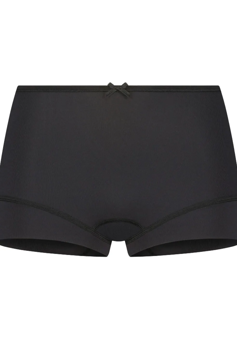 RJ Bodywear Pure Color dames extra comfort short (2-pack), zwart
