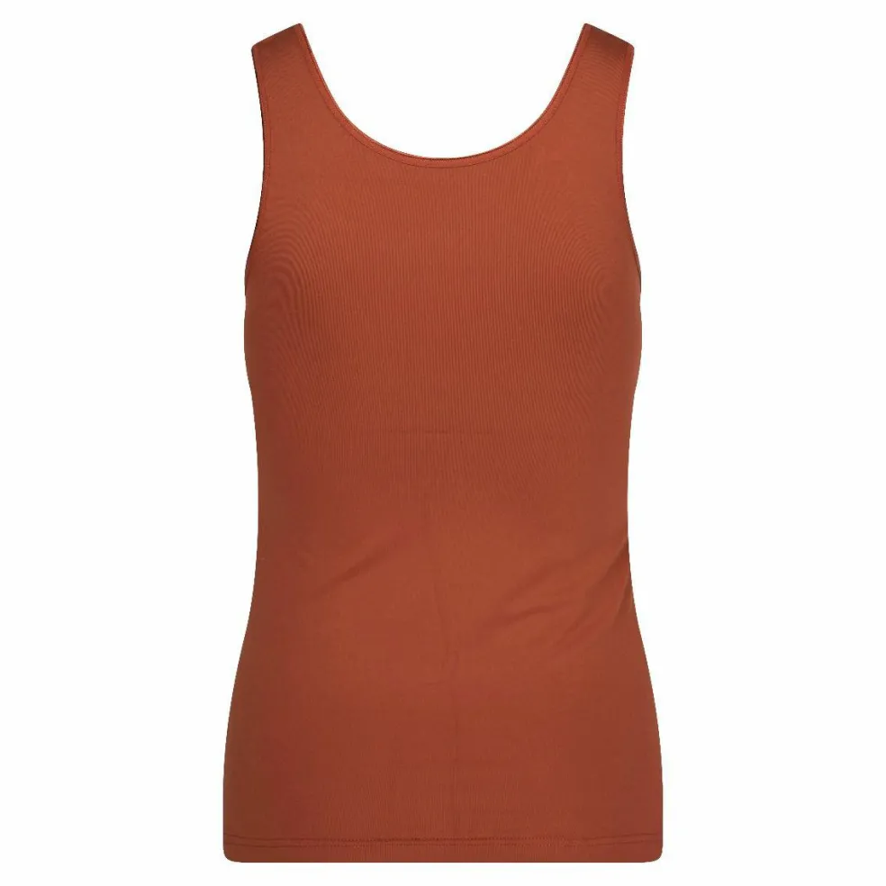 RJ Bodywear Pure Color dames hemd (1-pack), cognac