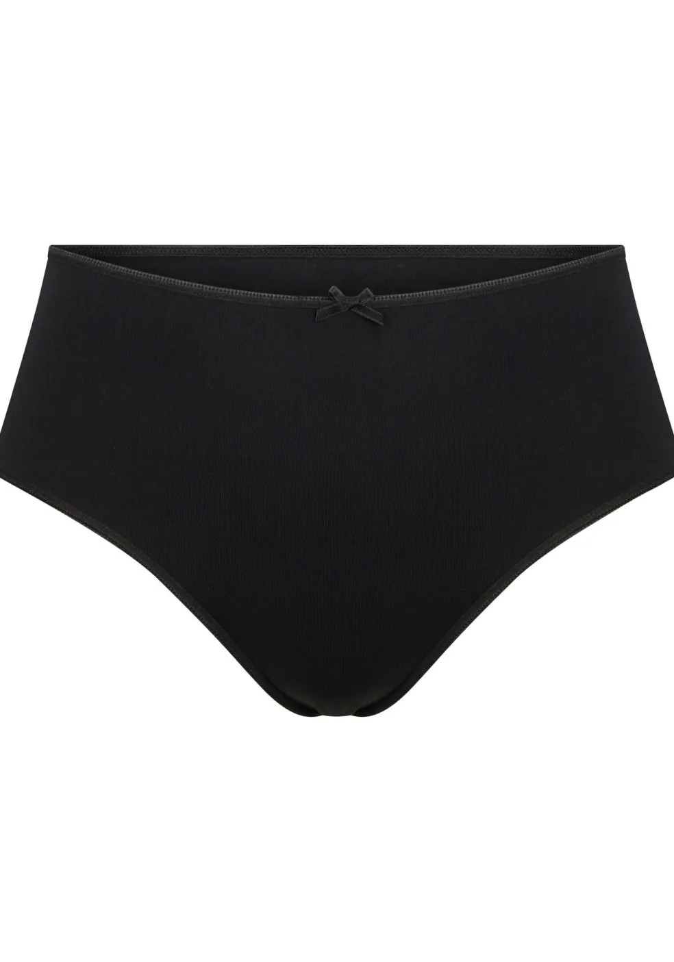 RJ Bodywear Pure Color dames maxi string, zwart