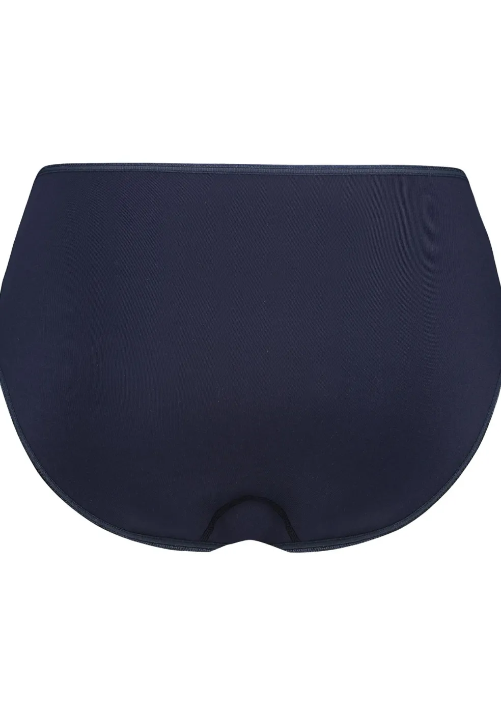 RJ Bodywear Pure Color dames midi brief, donkerblauw