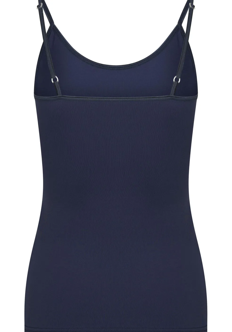 RJ Bodywear Pure Color dames spaghetti top (1-pack), hemdje met smalle verstelbare bandjes, donkerblauw