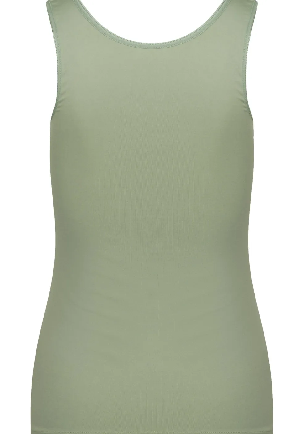 RJ Bodywear Pure Color dames top (1-pack), hemdje met brede banden, olijf