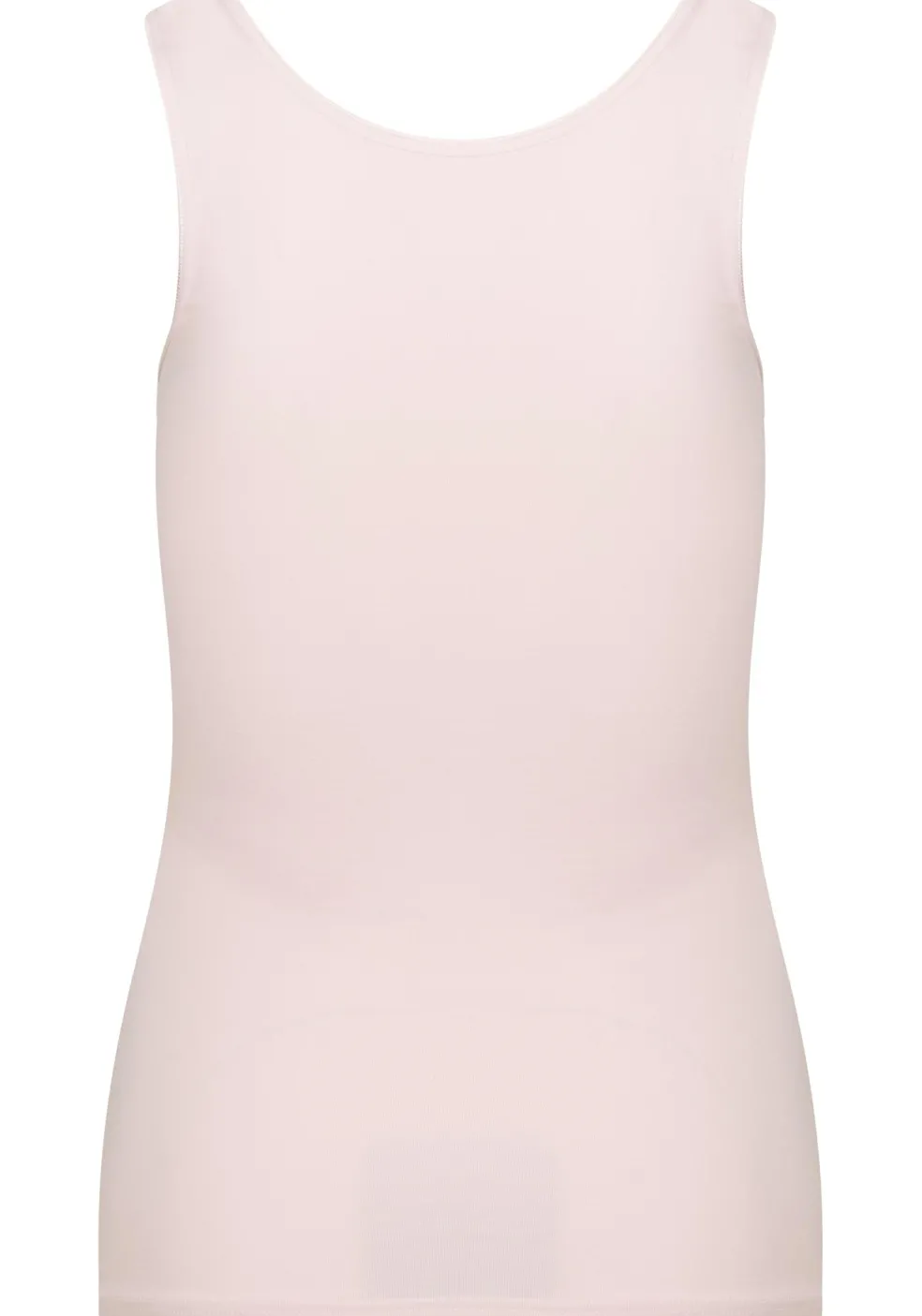 RJ Bodywear Pure Color dames top (1-pack), hemdje met brede banden, roze