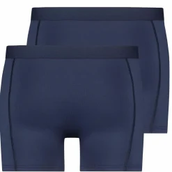 RJ Bodywear Pure Color Jort boxer (2-pack), heren boxer lang, donkerblauw