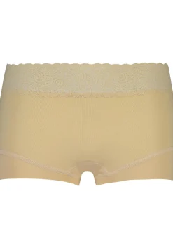RJ Bodywear Pure Color Kant dames short, huid